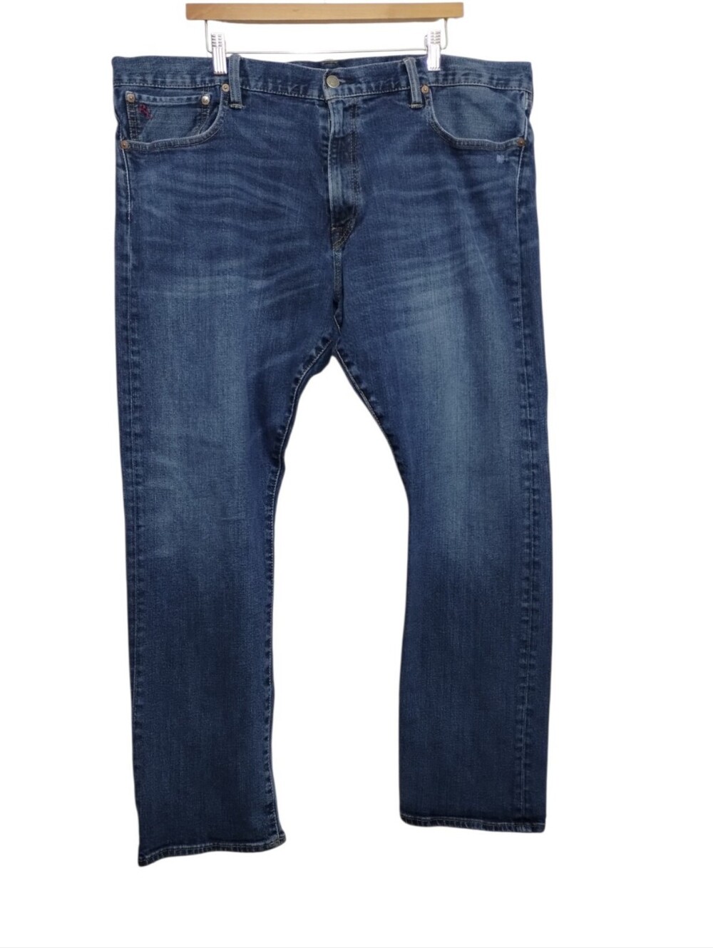 Ralph Lauren Straight-Leg Blue Denim Jeans Mens 42/32
